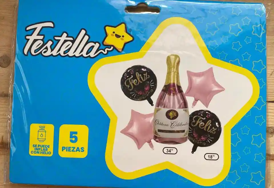 Kit Globo Champaña