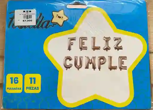 Kit Globo Feliz Cumple