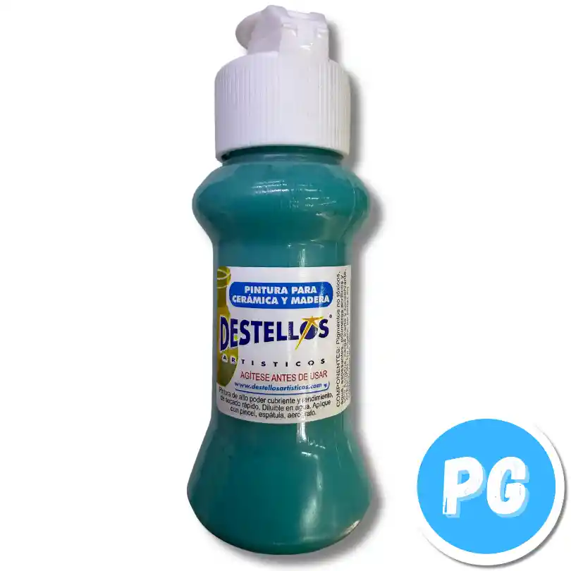 Tarro Acrilico Destellos 60cc Azul Marino