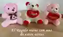Regalo Detalle Oso Teddy Bear Con Corazón Y Chocolates Para Cualquier Ocasión