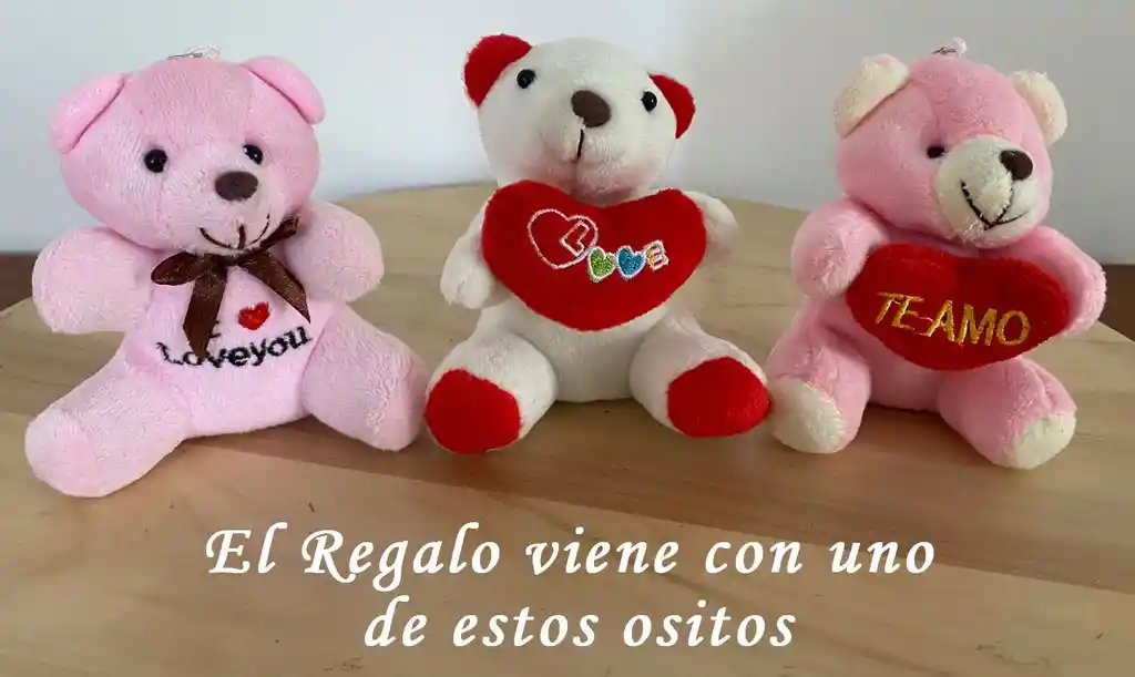 Regalo Detalle Oso Teddy Bear Con Corazón Y Chocolates Para Cualquier Ocasión