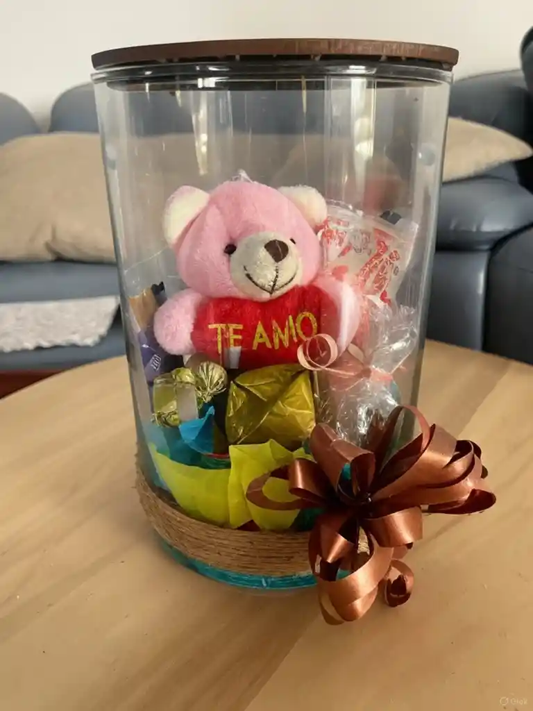 Regalo Detalle Oso Teddy Bear Con Corazón Y Chocolates Para Cualquier Ocasión