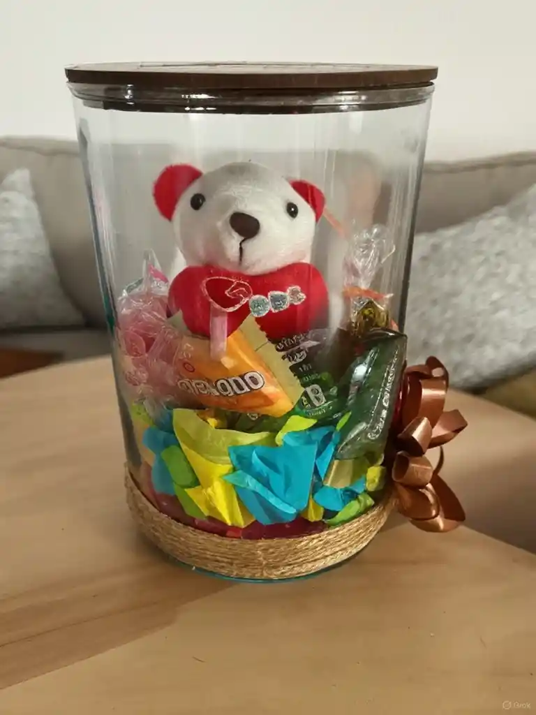 Regalo Detalle Oso Teddy Bear Con Corazón Y Chocolates Para Cualquier Ocasión