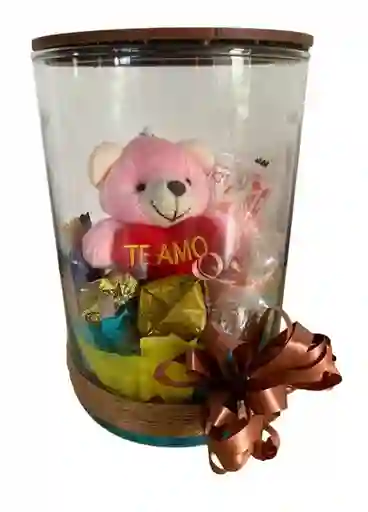 Regalo Detalle Oso Teddy Bear Con Corazón Y Chocolates Para Cualquier Ocasión