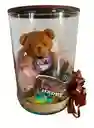 Regalo Detalle Oso Teddy Bear Moño De Flor Y Chocolates Para Cualquier Ocasión