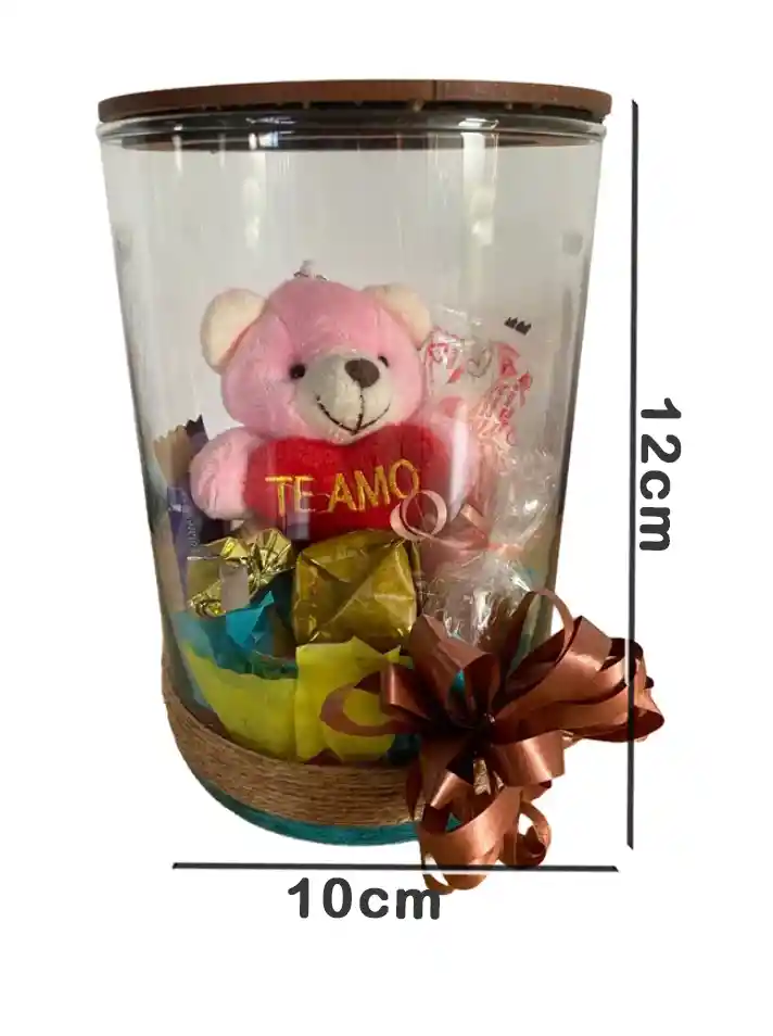 Regalo Detalle Oso Teddy Bear Con Corazón Y Chocolates Para Cualquier Ocasión