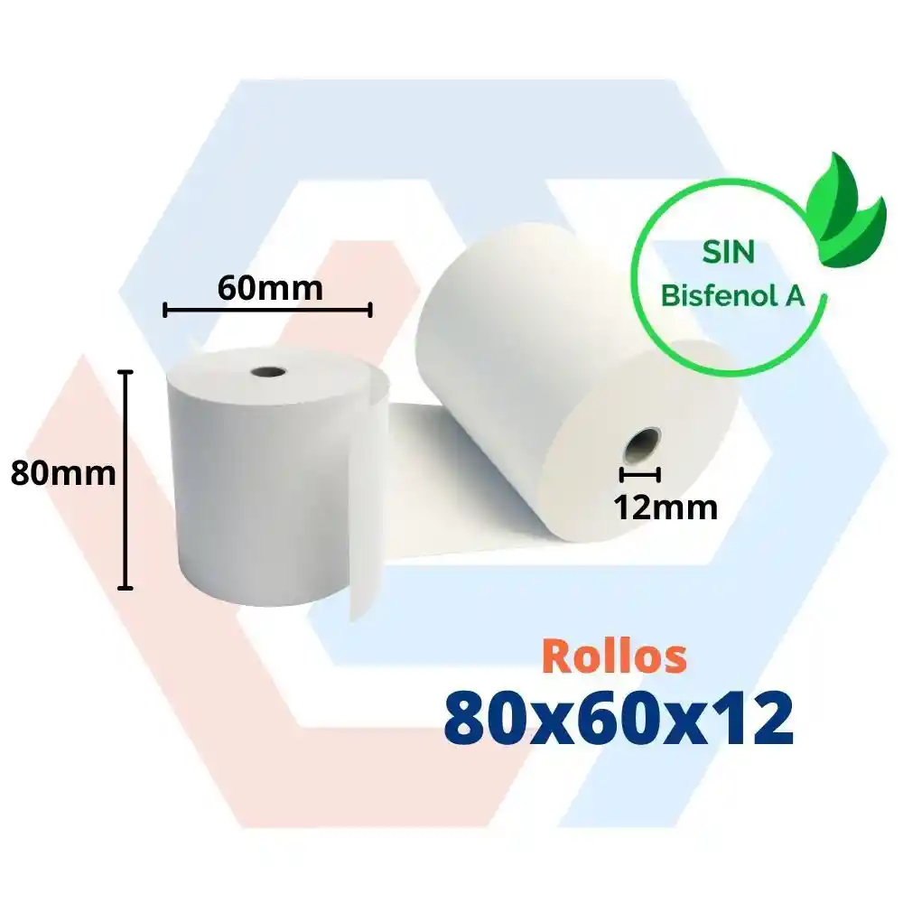 Rollo Térmico Papel Para Factura 80 X 60