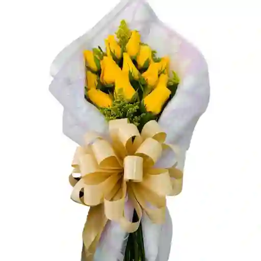 Bouquet X 12 Rosas Amarillas