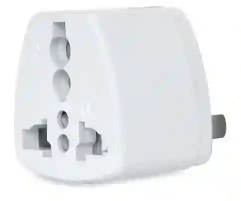 Adaptador Europeo Internacional Sencillo - Blanco