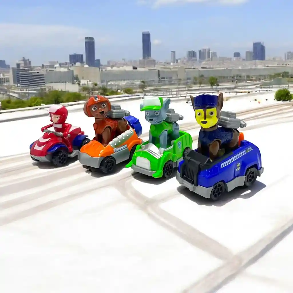 Colección De Juguetes De Fricción Kit 9 Carros Paw Patrol