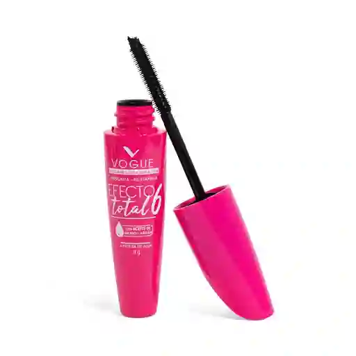 Pestañina Negra Vogue Mascara Efecto Total 9g