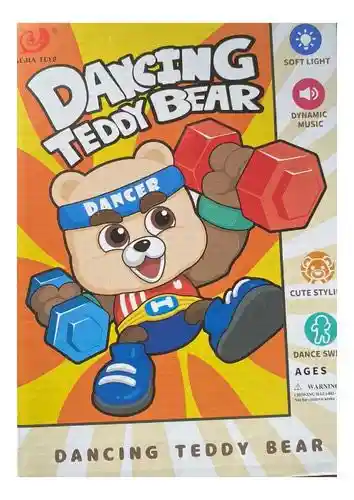 Oso Musical Con Sonido Y Luz Bailando, Juguete Para Niños
