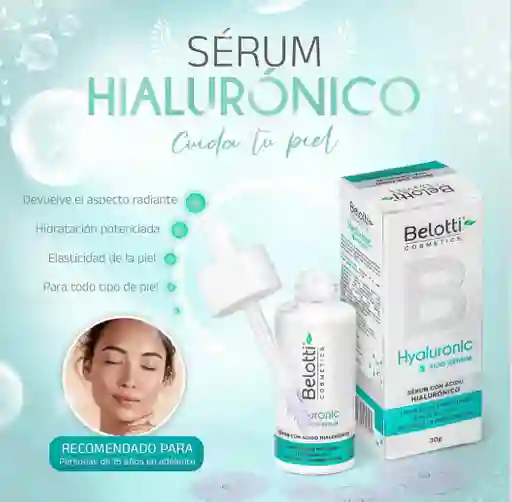 Serum Con Acido Hialuronico Belotti Cosmetics