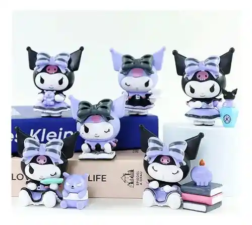 Set Juguetes Muñecos Figuras Kuromi Coleccionables X 6