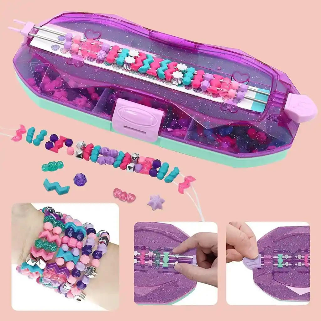 Máquina Juguete Infantil Para Armar Pulseras