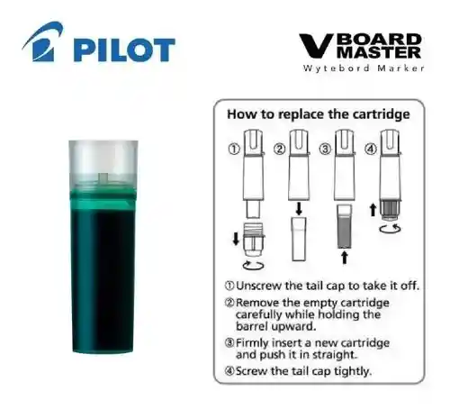 Repuesto Pilot V Board Por Unidad Colores Negro, Azul, Rojo Y Verde.
