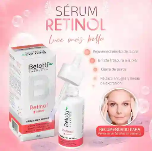 Serum Con Retinol Belotti Cosmetics