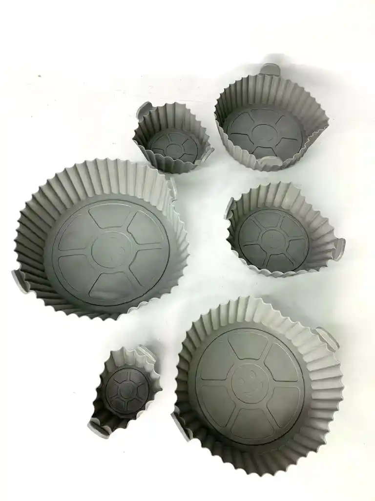 Set De Siliconas X6 Para Freidora