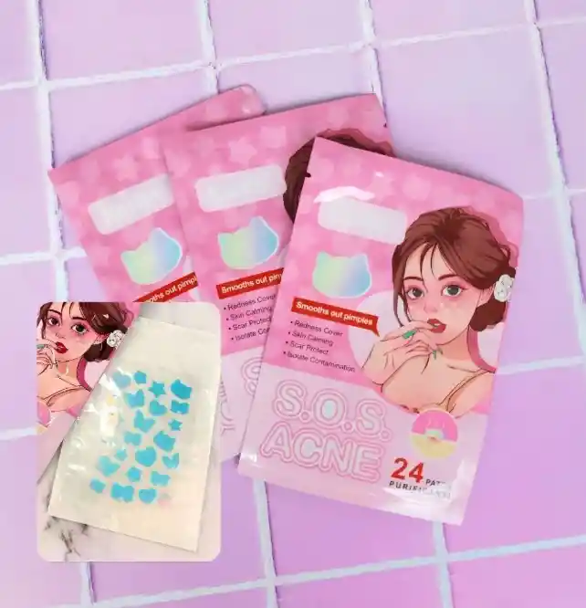 Parches Tornasol Removedor De Acne X24und Karite