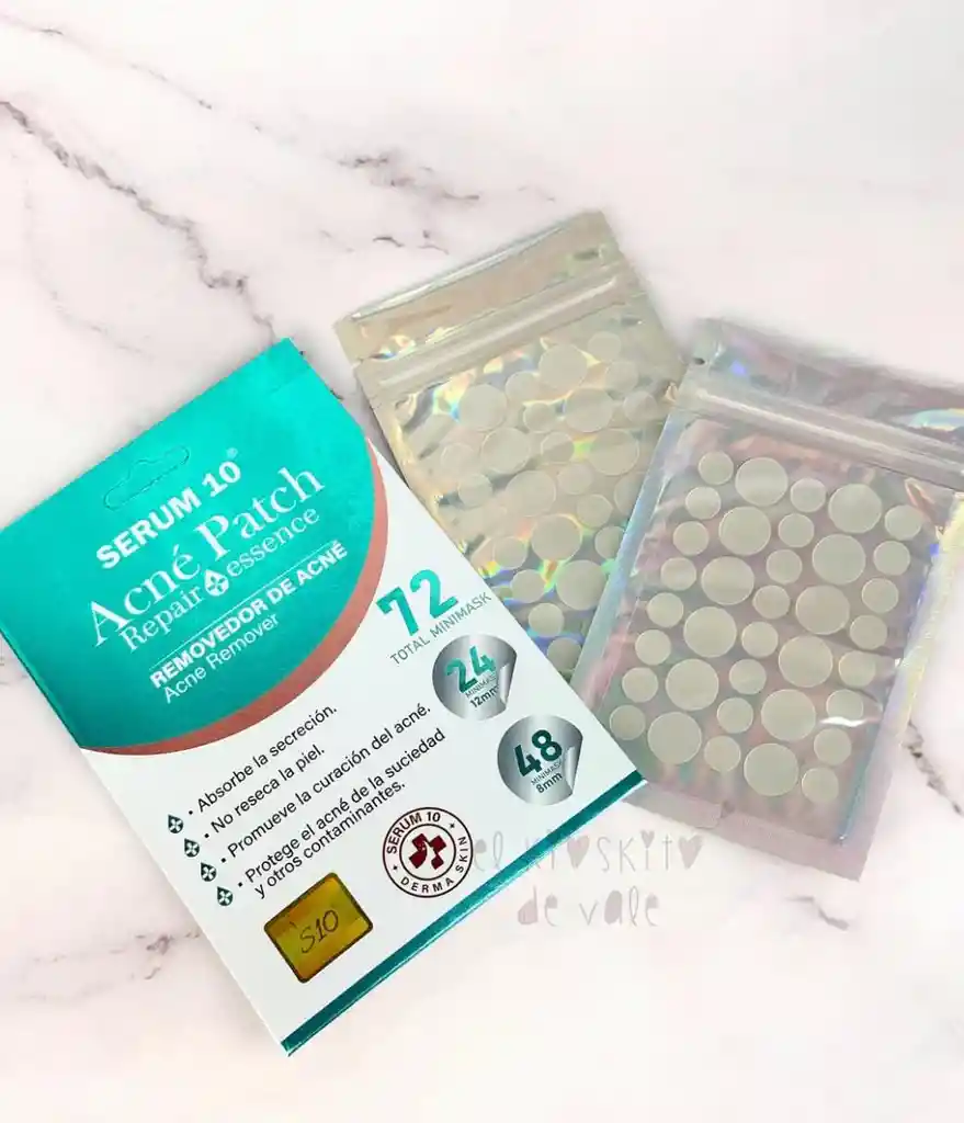 Parches Invisibles Removedor De Acne X72und Serum 10