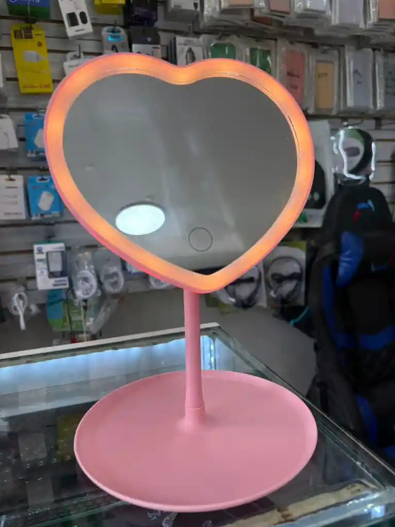 Espejo Led, Aro De Luz Corazon