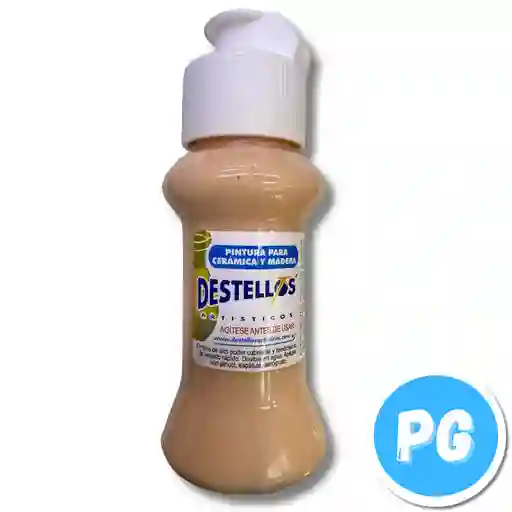 Tarro Acrilico Destellos 60cc Piel