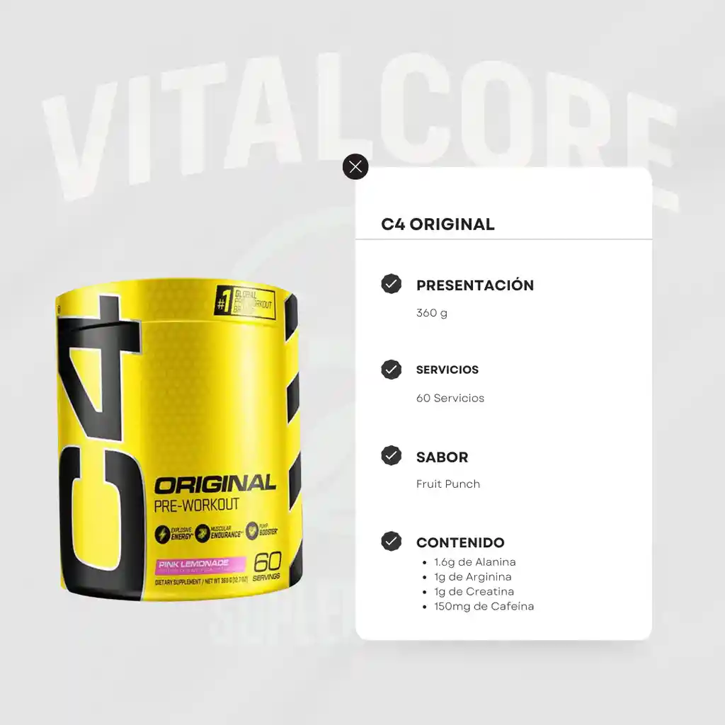 C4 Original 60 Servicios