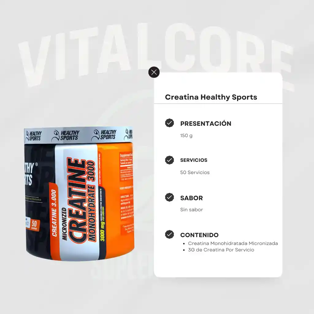 Creatina Healthy Sports 150 G