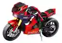 Bloque Armar Lego Moto Motocicleta 253 Piezas Supensión Volante Cadena Disco