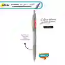 Bolígrafo Semi Gel 0.7 M Retráctil Cuerpo Pastel Tinta Negra Por Unidad