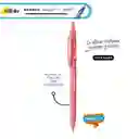 Bolígrafo Semi Gel 0.7 M Retráctil Cuerpo Pastel Tinta Negra Por Unidad