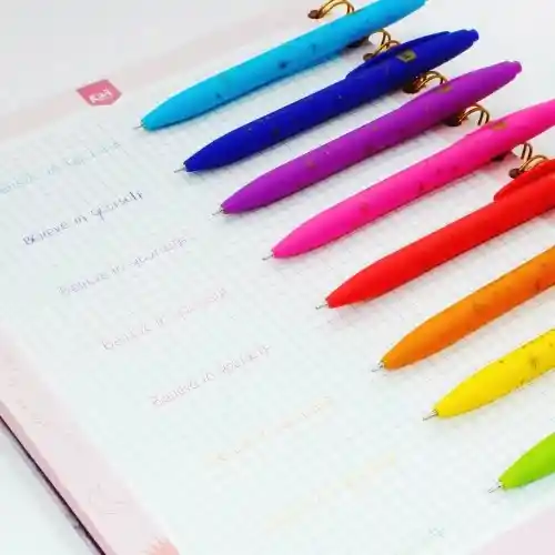 Boligrafo Kiut Lila – Morado- Rosado Azul 0.7