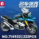 Bloque Armar Lego Moto Motocicleta 222 Piezas Supensión