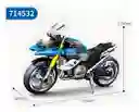 Bloque Armar Lego Moto Motocicleta 222 Piezas Supensión