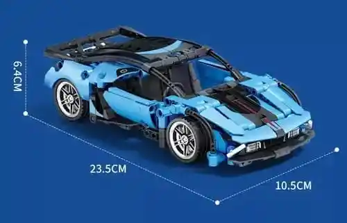 Auto Deportivo Para Armar 433 Piezas Sembo Block