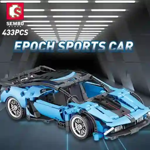 Auto Deportivo Para Armar 433 Piezas Sembo Block