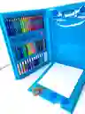Set De Arte De 208 Piezas, Con Colores, Crayolas, Mascadores Y Mas