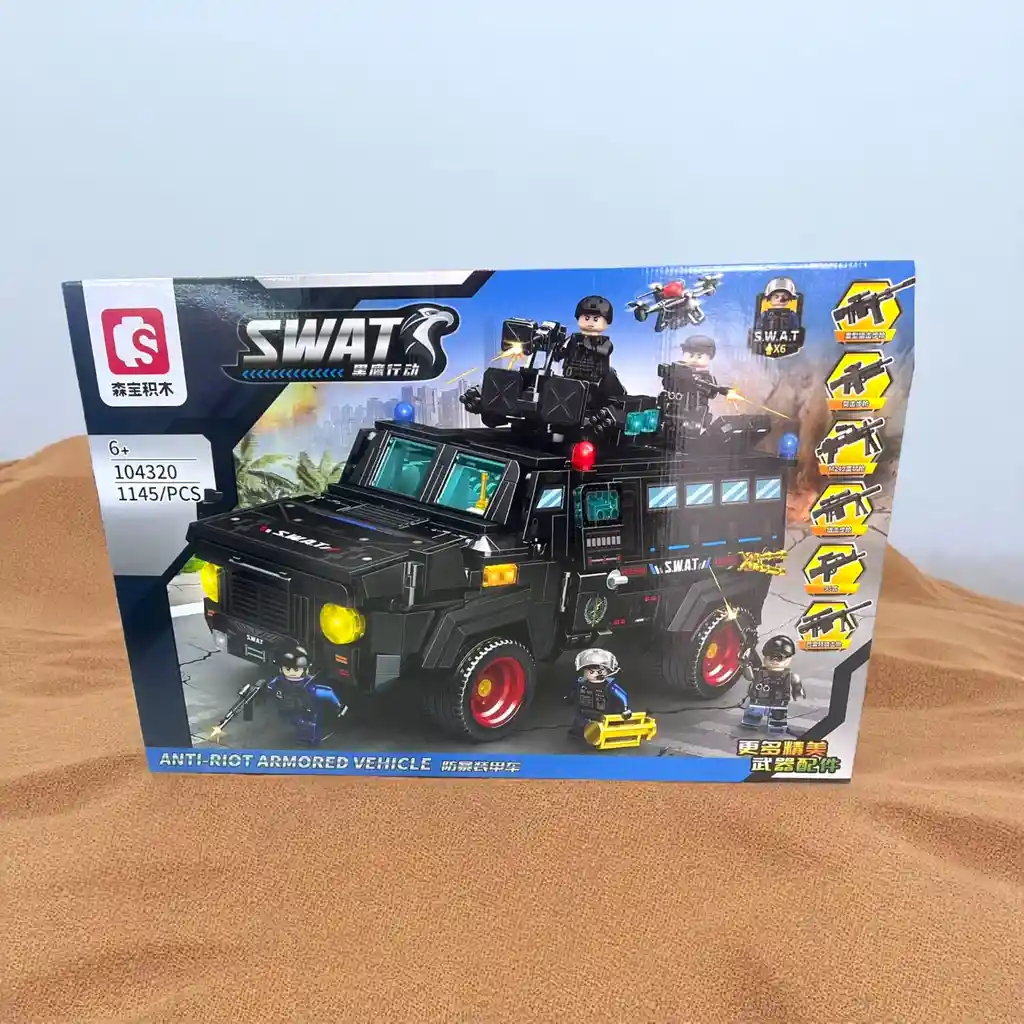 Bloque De Construcción Lego Escuadrón De Policía 1145 Pcs
