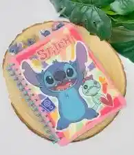 Cuaderno 5 Materias Stitch Con Separadores Plasticos Ref 1