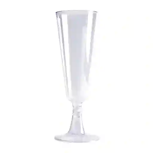 Copa Desechable Champagne Plástico Transparente Desarmable X20 Unidades