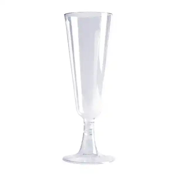 Copa Desechable Champagne Plástico Transparente Desarmable X20 Unidades