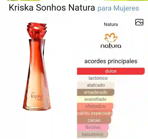 Kriska Sonhos Natura Para Mujeres