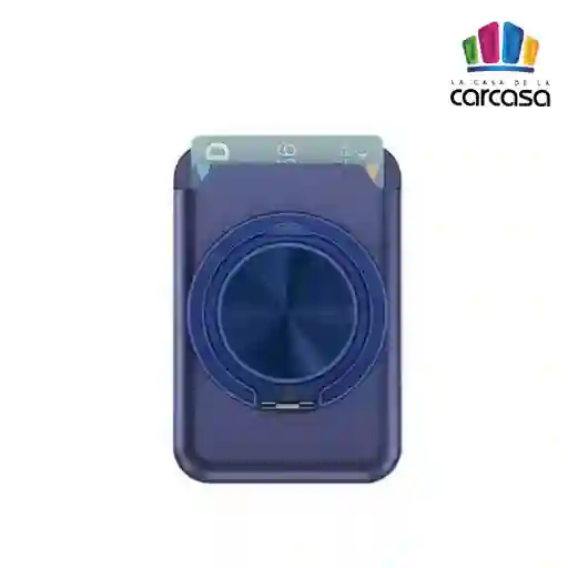 Billetera Wallet Magsafe Con Soporte 360 (azul)