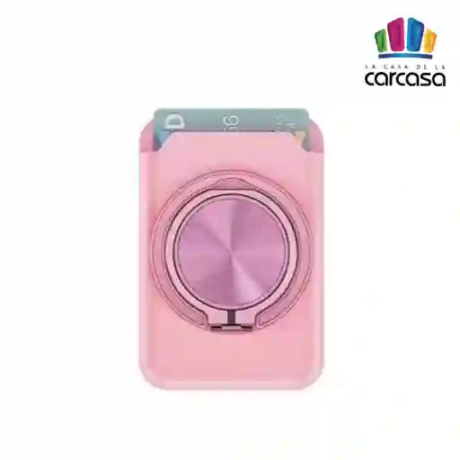Billetera Wallet Magsafe Con Soporte 360 (rosa)