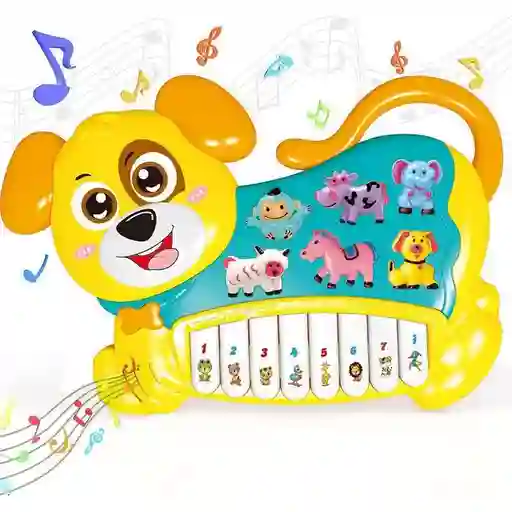 Piano Perrito Organeta Musical Para Bebe Niños Juguete