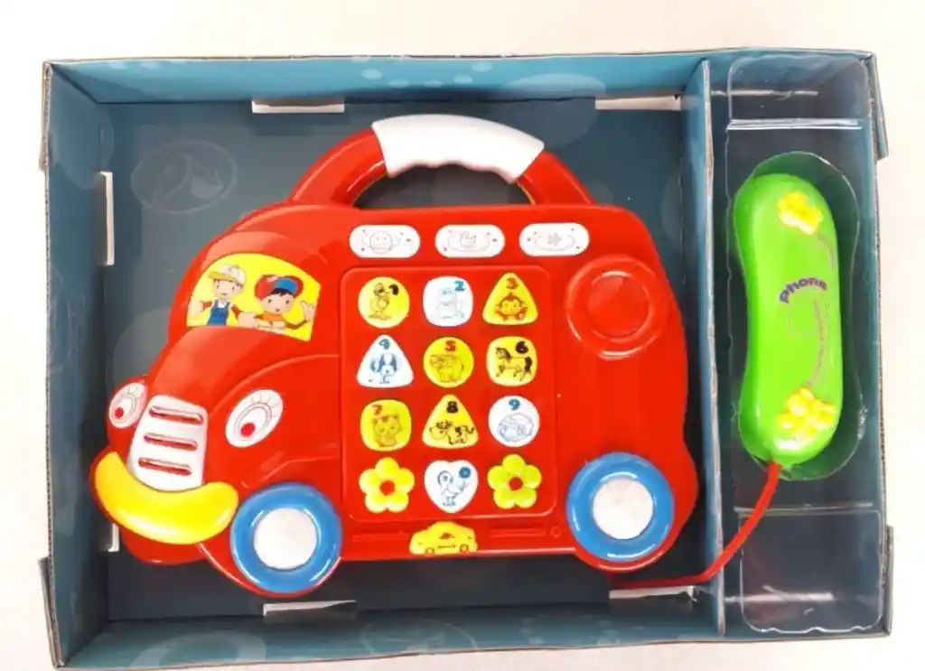 Telefono Bus Musical Juguete Bebes Con Luces Y Sonidos