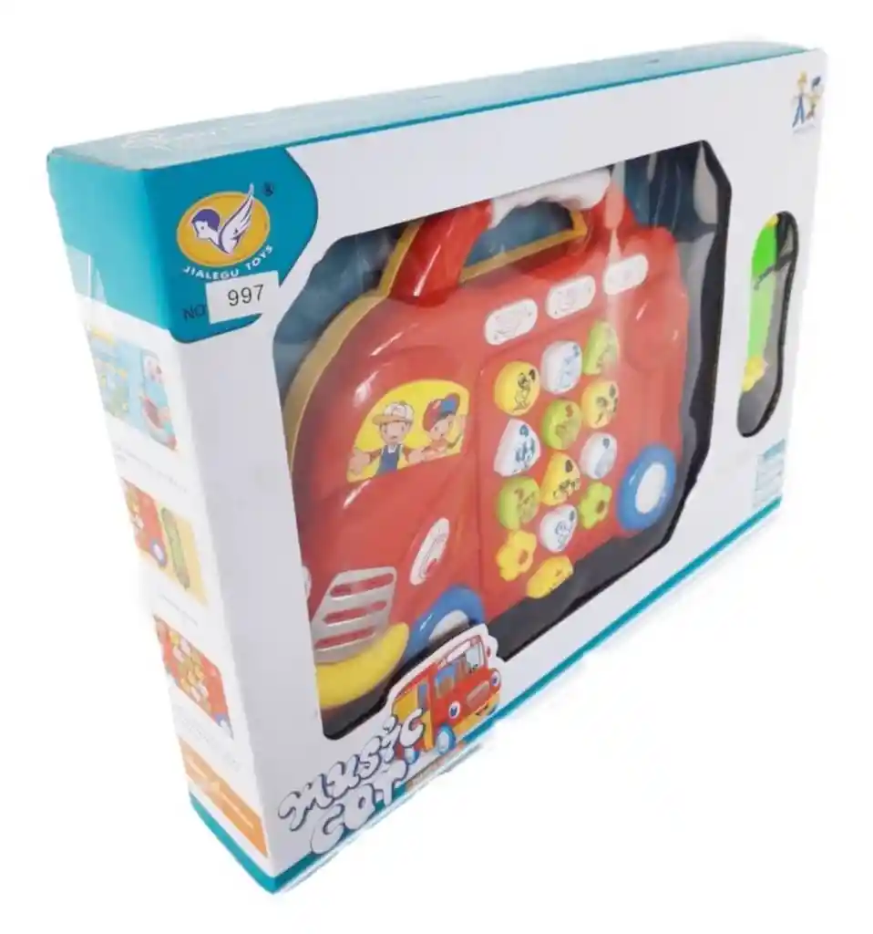 Telefono Bus Musical Juguete Bebes Con Luces Y Sonidos