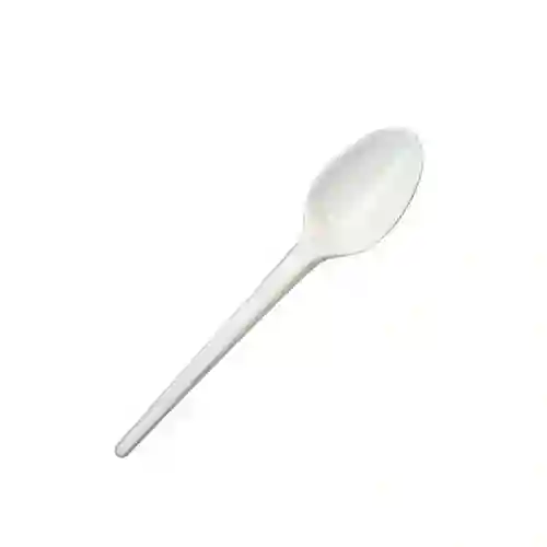 Cuchara Plástica Pequeña Blanca Desechable X20 Unidades