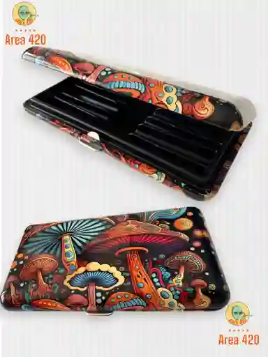 ¡estuche Protector "calavera En Llamas": Guarda Tus Cigarrillos Con Actitud De Área 420!