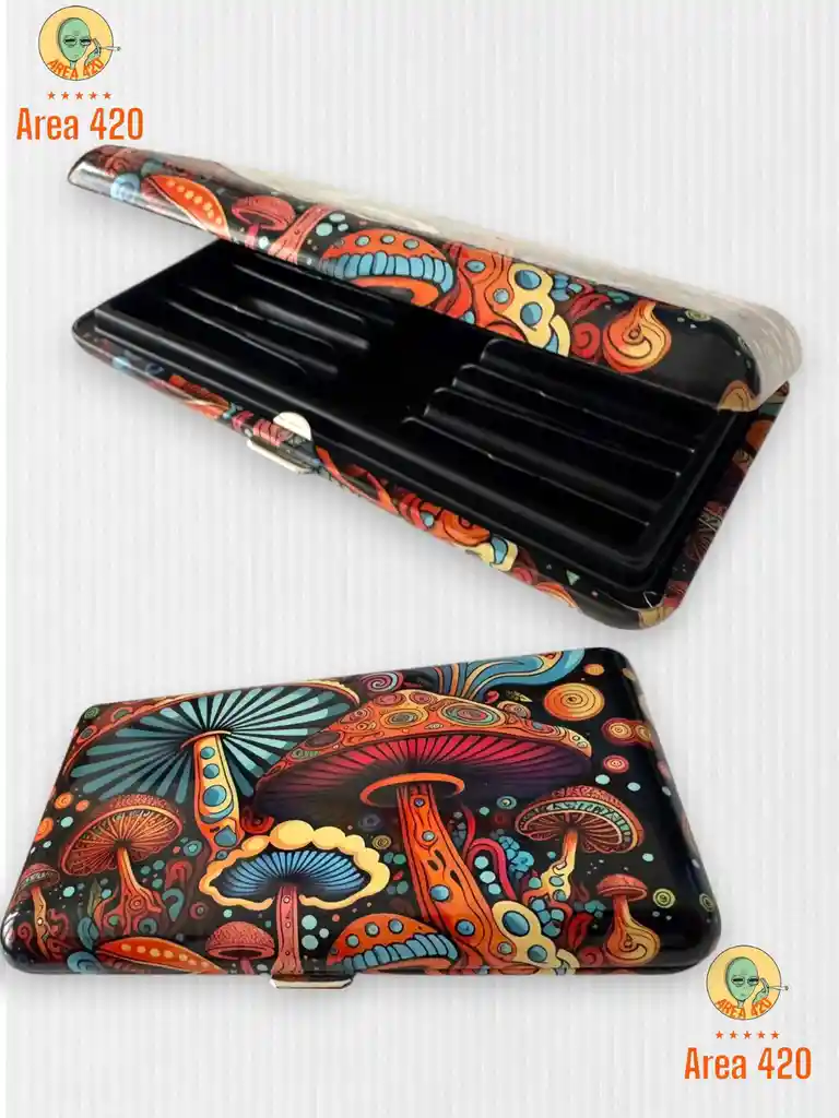 ¡estuche Protector "calavera En Llamas": Guarda Tus Cigarrillos Con Actitud De Área 420!